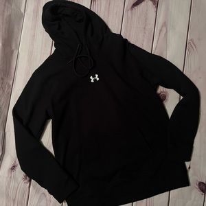 Womens UA black hoodie medium